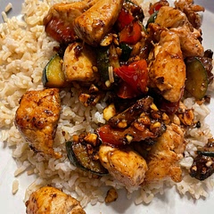Recipe was wonderful! We left out the hot sauce (only one out of four like spicy) and we also added zucchini and it was delicious!