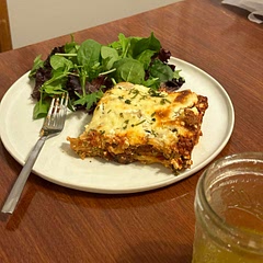 Ammmmazzzing! I would just double the ricotta next time! The meat sauce was divine.
