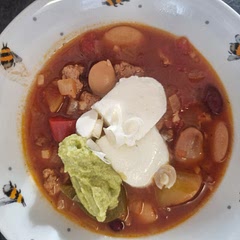 I used pre chopped ingredients and mozzarella instead of cheddar