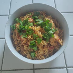 Turned out a bit too spicy and too plain. Not sure if cooking it again...