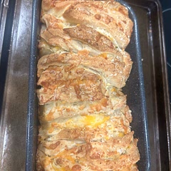 So good. Been watching your recipes on TikTok and loved it! I put flakey salt on it! Such a hit. I’m thinking of maybe doing a butter with cinnamon and sugar and maybe make a cream cheese drizzle on it after for a dessert version!