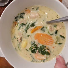 I would definitely add more salt and pepper - we did! Otherwise, a hearty and filling soup perfect for a Michigan December night. Will make again!