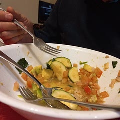 My dad ate it in a second