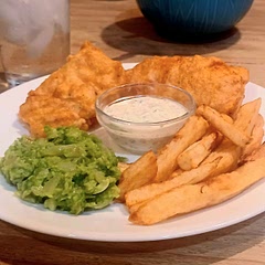 Blend the mushy peas, other than that great recipe!