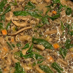 Delicious!! I used baby spinach instead of kale