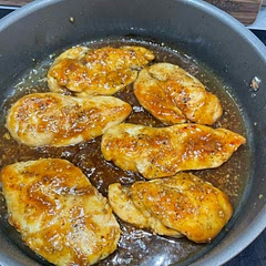 I thickened the sauce with some cornstarch and water ahead of serving. Excellent!