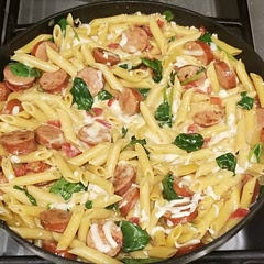 Added spinach with mine.
