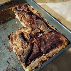 Very good. I would definitely roll out the dough instead of just placing and pinching it together. Highly recommend broiling at the end to get the sugar on top all caramelized! Mine got a little burnt but didn't taste like it.