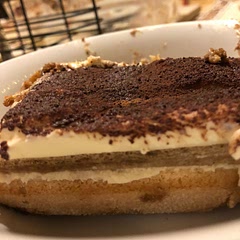 Used Lamb’s Genuine Navy Rum and layered the sponge fingers and cream. Leaving it over-night let’s the fingers absorb more and it sets much better.