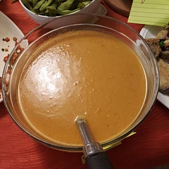 Made it for a potluck. I didn't have any miso so I ended up using a mixture of doenjang and gochujang. Also added a touch of korean red pepper flakes. Made the whole thing spicier overall. Quite good.