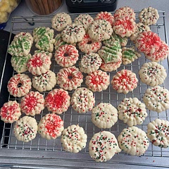 Needed more sugar or more vanilla. It wasn’t a bad recipe, just super simple. Will change it up the next time to make more flavorful, but they definitely came out beautiful. And you’ll need the full 7-8 minutes to get a good bake on them.