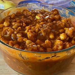This is delicious! I used non-fat milk in place of the cream.