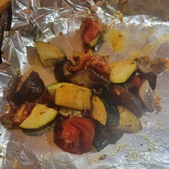 I omitted the potatoes only because I was having rice as another side but this was so good for being so simple.