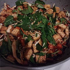 Great dish, doubled the recipe and had lunch and dinner for a few days. I added shredded cabbage and it added to the freshness. I used full sodium soy sauce the first time and definitely with use the lower version next time