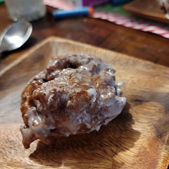 The icing was a little thick. I thinned out mine a little bit.