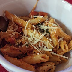 Love this recipe. Tastes good and looks good! Added some cheese to ours. My husband loves it. He ate the whole bowl. You could also add some more tomato if you want to, and some extra spices. It is an easy recipe to make your own!