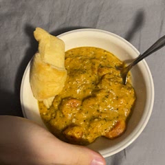 Pretty good. I added more seasonings, carrots, and vegetable soup