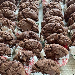 Great cookie. I added a ½ cup more flour which helped them to stay “puffy.”  Next time I probably will cut back on the salt a bit. Overall a yummy cookie.