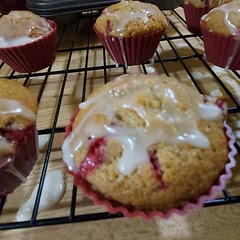 These were delicious, moist, light, and fruity. Everyone loved them.
