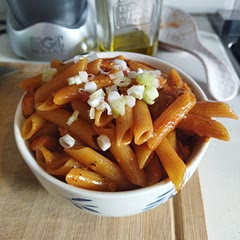 Very saucy and a pretty enjoyable weeknight meal.