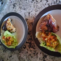 Having it with chicken