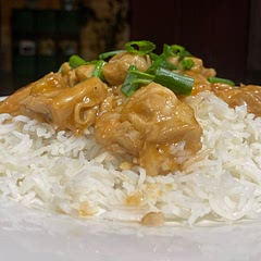 Loved! The only thing I’d try differently would be to make an additional batch of sauce without cornstarch to soak the raw chicken in. I’d do everything else the same. Definitely a favorite!