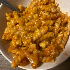 Pretty good! I used gemelli pasta because it’s what I had and it took a good bit longer to cook the pasta in the sauce than what they said but other than that I have no complaints.