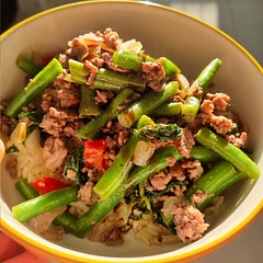 Found it a little bland but I used ostrich mince. I added soy sauce (which was on the ingredients but not the directions) after tasting to enhance the profile