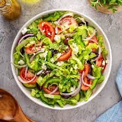 First homemade Greek salad! Super healthy and delicious!