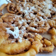 I used a piping bag so the funnel cake isn't the prettiest, but it tasted amazing. The kids loved it so much I ended up making it 3 days in a row.