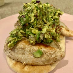 Made this with focaccia (store bought) and it was delicious 😋