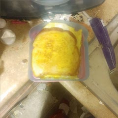definitely easy and pretty good. All I have is a large sauce pan so mine does get a bit squished and is harder to flip but I managed. I also added in red pepper flakes to spice things up a bit and it's pretty good