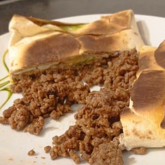 It wasn't very flavourful and the tortillas were a pain to wrap around, but this was very filling, if anything I'd suggest adding whatever spices or sauces you like to try add some more taste.