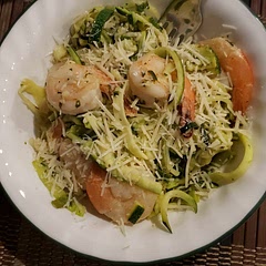 To save time definitely buy zucchini already spiraled