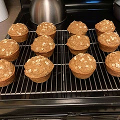Used thinned plain yogurt instead of milk. Could use more spice - try with nutmeg/clove/allspice?