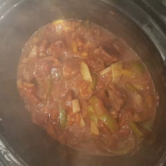 Needed to add salt and would add more paprika next time. Suggest make it the day before as I cooked for the time suggested plus 1 hour and it still wasnt fall apart soft.