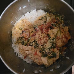 Very creamy, we loved it. I cooked in my foodie in about 10 minutes. Made 4 good serving, fam of 3 lunch for Son next day