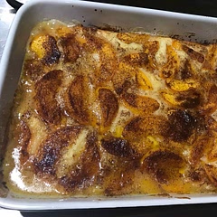 Yummmm… reading everyone else’s comments here, I halved the sugar and thank goodness I did because that was just perfect and any more would have been too much. Sooo delicious with hokey pokey ice cream too!