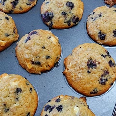 Used butter instead of oil and added some white chocolate chips
