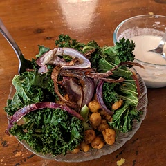 Healthy and tasty! The sweet potato and chick peas are a little heavy though; I would eat like half as much and still be full.