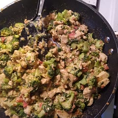 Added Lawry's seasoning salt and salt, pepper, and garlic powder.  Excellent