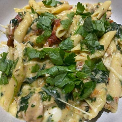This was absolutely delicious - without the chicken. I made it with chicken but I found it didn’t really go well with it! So I picked the chicken out of it and ate it without - much nicer! Would definitely make again but without the chicken.