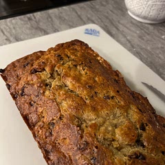 Delicious but definitely too long of a cook time for my oven. I shortened cook time by 20 mins and it’s still a bit chewy on the outside. Substituted coconut oil for the butter so that could be why.