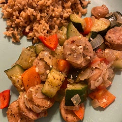 Served with rice. Quick and tasty!