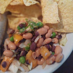 I ate it with chips and it was soo good.
