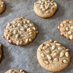 I got so many compliments on these! Or I should say we did - my four year old basically made these by following my verbal instructions. Very easy and absolutely delicious - more than one person said they were planning to take some home to eat with a cup of coffee the next day!