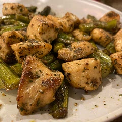 Used frozen frozen asparagus in the airfryer and it came out great