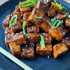 This was very quick and easy to make ! I love the spicy mess and the crunchy texture
