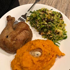 Delicious salad you can eat fresh and crisp or warmed in a pan for left overs! One huh tip is go easy on the orange zest to begin as the flavor is quite strong and could overwhelm the salad. Start with a few healthy punches of zest and add slowly to taste!