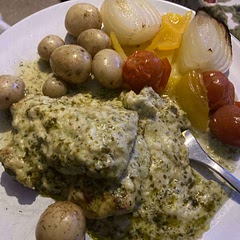 So easy to make I substituted chicken breasts for thighs and the family loved it